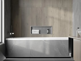 Mexen X-Wall-R półka wnękowa z kołnierzem 60 x 20 cm, inox - 1910602010