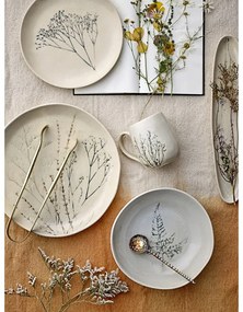 Brązowy kamionkowy talerz deserowy ø 22 cm Bea – Bloomingville