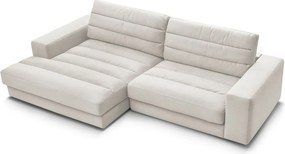 Beżowy aksamitny narożnik (lewostronny/z szezlongiem) Sierra – Bobochic Paris