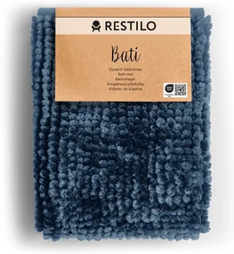 Ciemnoniebieski dywanik łazienkowy 60x90 cm Bati – Restilo