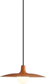 Retro Lampa Wisząca Pomarańczowa do Systemu Szynowego 1-Fazowego - Slimline Panzi