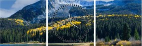 Obraz - Lost Lake, Oregon (z zegarem) (90x30 cm)