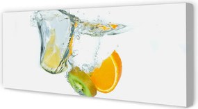 Obraz canvas na ścianę Koktajl Owocowy w Wodzie