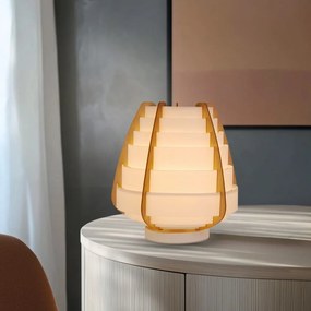 Biała lampa stołowa (wysokość 27 cm) Nagoja – Candellux Lighting