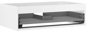 Mexen Box-A korpus szafki podumywalkowej 80 cm, 1 szuflada, biały mat - 91AX0-0800-235-1-01