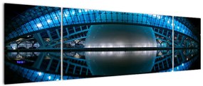 Obraz stadionu piłkarskiego (170x50 cm)