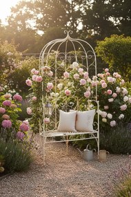 Klasyczna ławka ogrodowa E6-D21