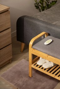 Dywanik futrzany Brązowy 50x80 cm Dekoracyjny Antypoślizgowy Estetyczny