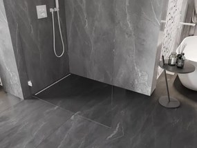 Mexen Lunar L ścianka prysznicowa Walk-in lewa 90 x 200 cm, transparent 8 mm, biała - 830L-090-000-20-00-L