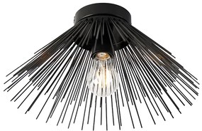 Lampa sufitowa Art Deco czarna - Broom Nowoczesny Oswietlenie wewnetrzne