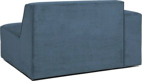 Niebieski sztruksowy moduł sofy (lewostronny) Sting – Scandic