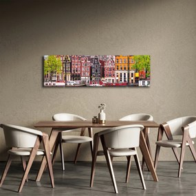 Obraz - Amsterdam, domy tańca (170x50 cm)