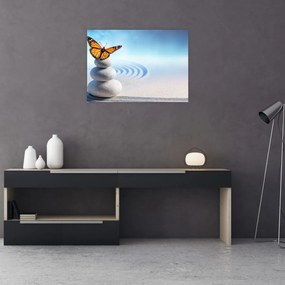 Obraz na szkle - Ogród zen (70x50 cm)