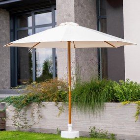 Podstawa parasola 40 cm biała OŁER