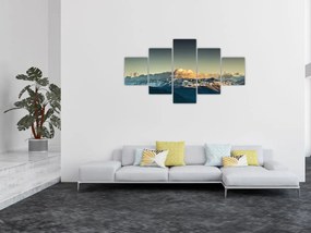 Obraz - szczyty górskie (125x70 cm)