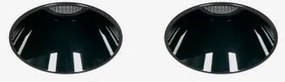 Zestaw 2 Szt. – Oprawy Led Trimless Ø2,6 Cm Z Aluminium, Z Funkcją Stopniowego Włączania I Wyłączania Luisiana Czarna & Biała 3000k & 3 W & 23º -