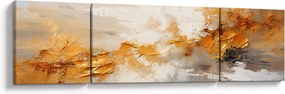 Obraz - Złota tekstura (170x50 cm)