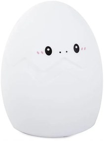 LED dziecięca lampka nocna GEPI 12,5 cm, biała