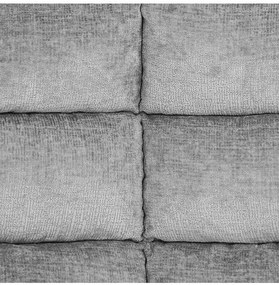 Relaksacyjny obrotowy fotel KATANIA z podnóżkiem, jasnoszary