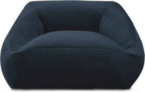 Ciemnoniebieski worek do siedzenia z imitacji futra Lilibet – Bobochic Paris