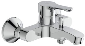 Wannowa bateria ścienna w kolorze srebra z połyskiem Alpha – Ideal Standard