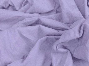 PrzytulneMieszkanie.pl Prześcieradło jersey jasnofioletowe 90 x 200 cm