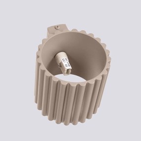Kinkiet AURA taupe G9 ryflowany SOLLUX  LIGHTING