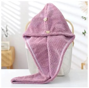 Turban na włosy HAIRNEST z mikrofibry, różowy