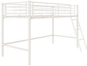 Białe podwyższone łóżko dziecięce 90x200 cm Jodie – Støraa