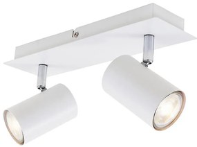 Briloner 2857-026 - Reflektor SPOT 2xGU10/40W/230V biały