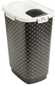 Czarny pojemnik na karmę 25 l Cody – Rotho