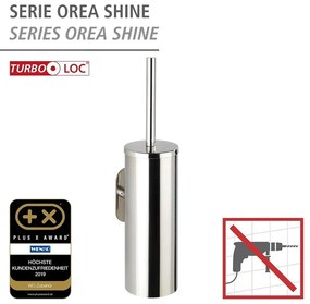 Samoprzyczepna szczotka do WC ze stali nierdzewnej Wenko Orea