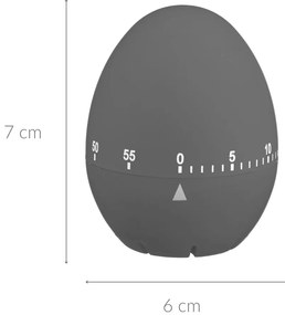 Minutnik w kształcie jajka, 7 cm
