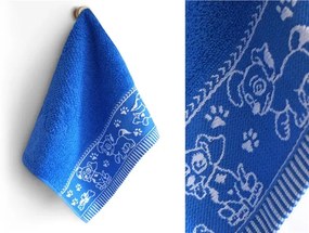 Ręcznik dziecięcy Greno Kids 30x50 Pieski w Akcji niebieski GRENO