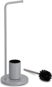 Stojak na papier toaletowy i szczotka do wc VETRO, wys. 63 cm