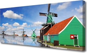 Obraz drukowany na płótnie Nowoczesna Bryła Budynku