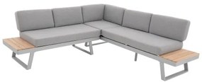 EXPERT PLUS AVERSA TEAK - 7-częściowy aluminiowy zestaw ogrodowy