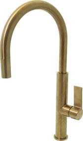 Reflet bateria zlewozmywakowa ze szczotkowanego złota - Essebagno