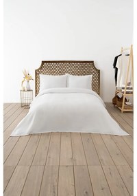 Biała narzuta 200x220 cm Waffle – Mijolnir