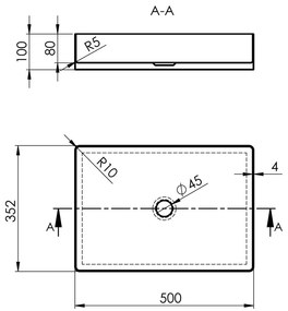 Umywalka ze stali nierdzewnej w kolorze miedzi 50x35 cm Aurum – Sapho