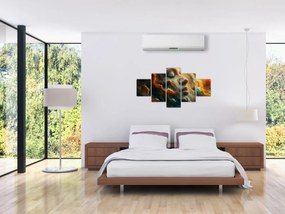 Obraz - Twarz w kosmosie (125x70 cm)