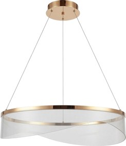 LAMPA SUFITOWA WISZĄCA G144-CP 40 ZŁOTA