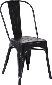 Designerskie krzesło kawiarniane z metalu Paris Antique mat
