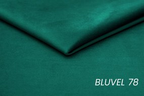 Narożnik Nardo L z funkcją spania lewostronny - zielony welur Bluvel 78