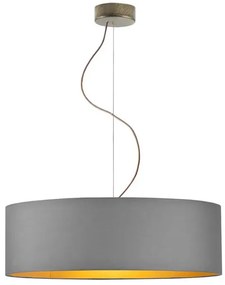 Żyrandol nad stół z dużym abażurem 60 cm W0-B58