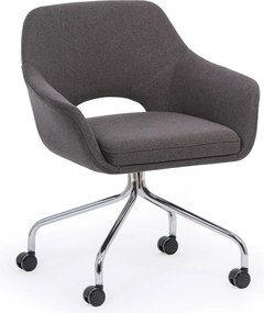 Krzesła konferencyjne VISTA, ciemnoszary