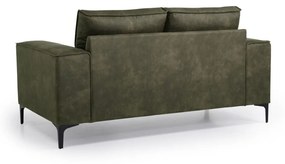 Zielona sofa z imitacji skóry 164 cm Copenhagen – Scandic