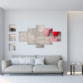 Obraz - Serca (125x70 cm)