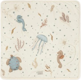 Jasnożółta mata do zabawy dla dzieci 80x80 cm Sea Garden – Cam Cam Copenhagen