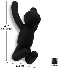 Ścienne plastikowe haczyki zestaw 3 szt. Buddy – Umbra